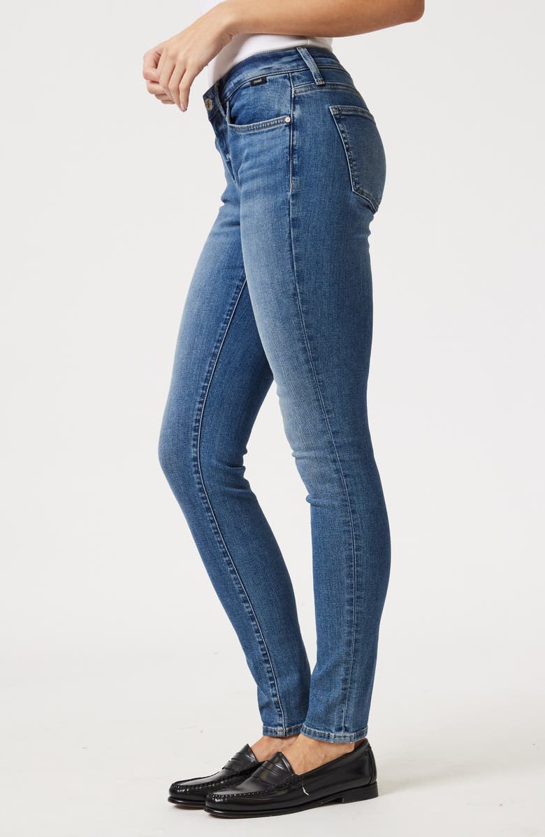 Mavi Jeans Alexa Skinny Jeans, Alternate, color, Dark Brushed Tribeca