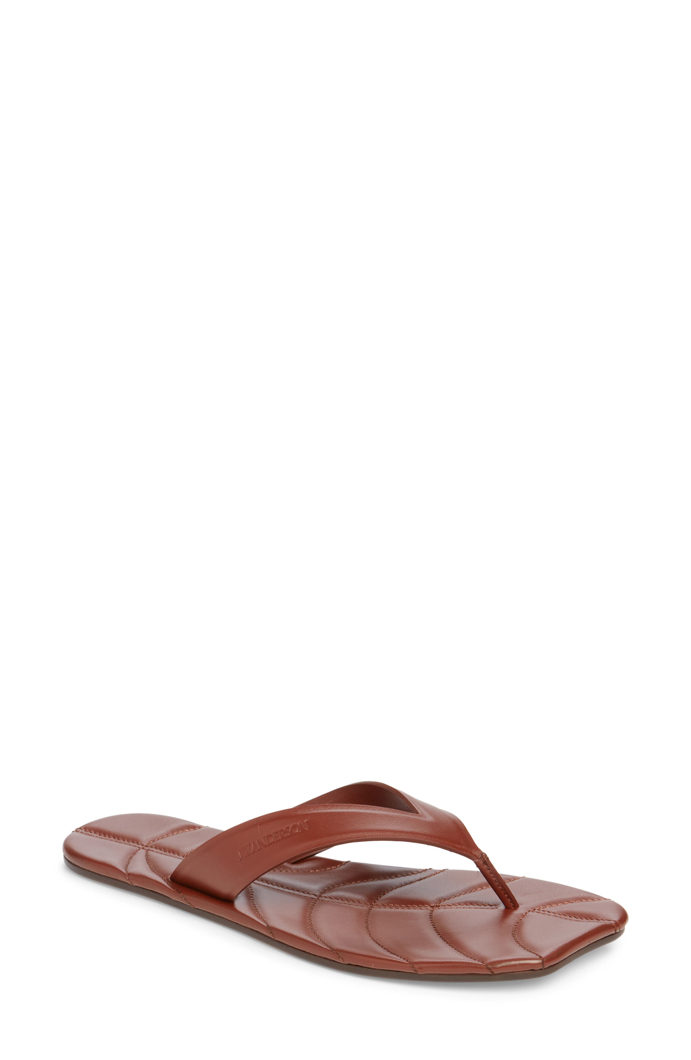 Leaf Sandal, Main, color, BROWN