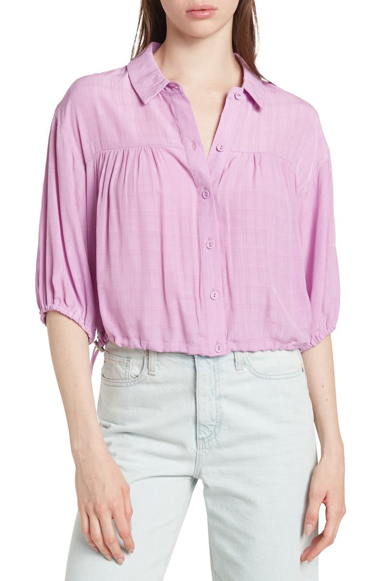 BCBGeneration BCB Generation Collared Pleated Blouse., Main, color, 