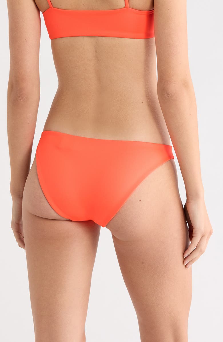 LEFT ON FRIDAY Hipster Bikini Bottoms, Alternate, color, Aperol Neon Orange