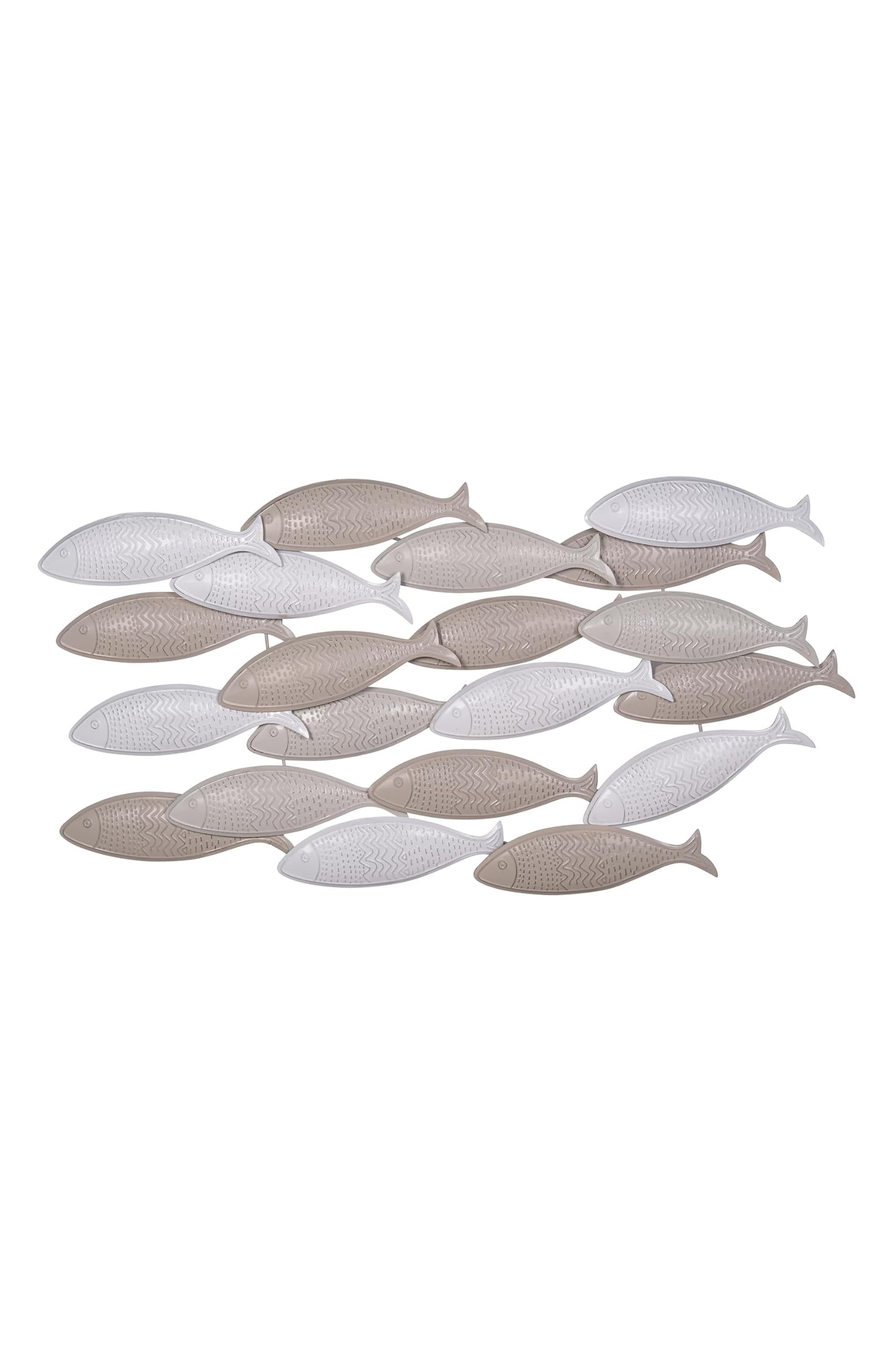 PARKLAND COLLECTION School of Fish Metal Wall Decor