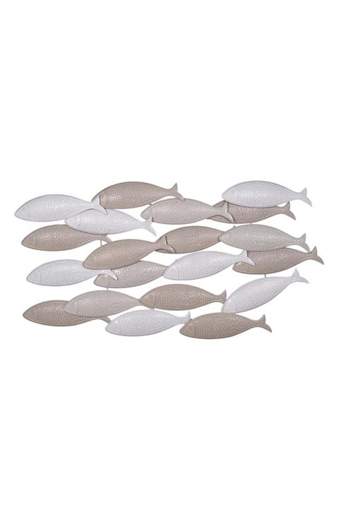 School of Fish Metal Wall Decor