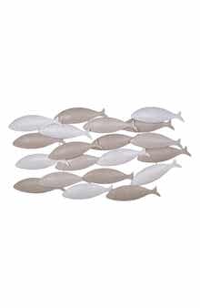 PARKLAND COLLECTION School of Fish Metal Wall Decor