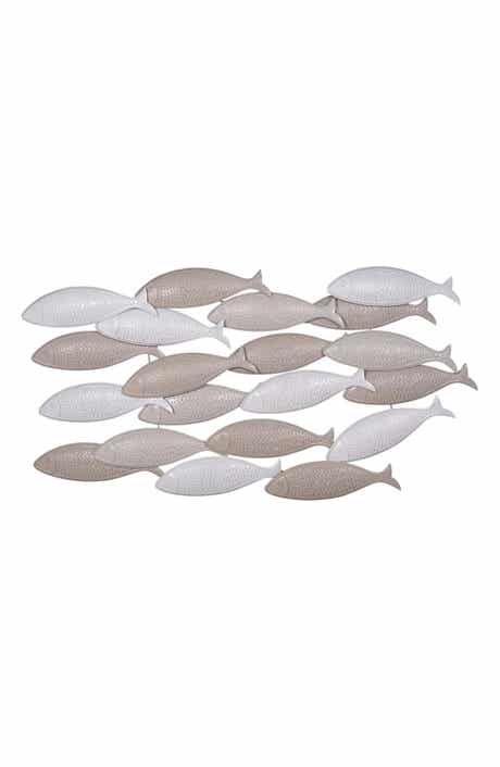 PARKLAND COLLECTION School of Fish Metal Wall Decor