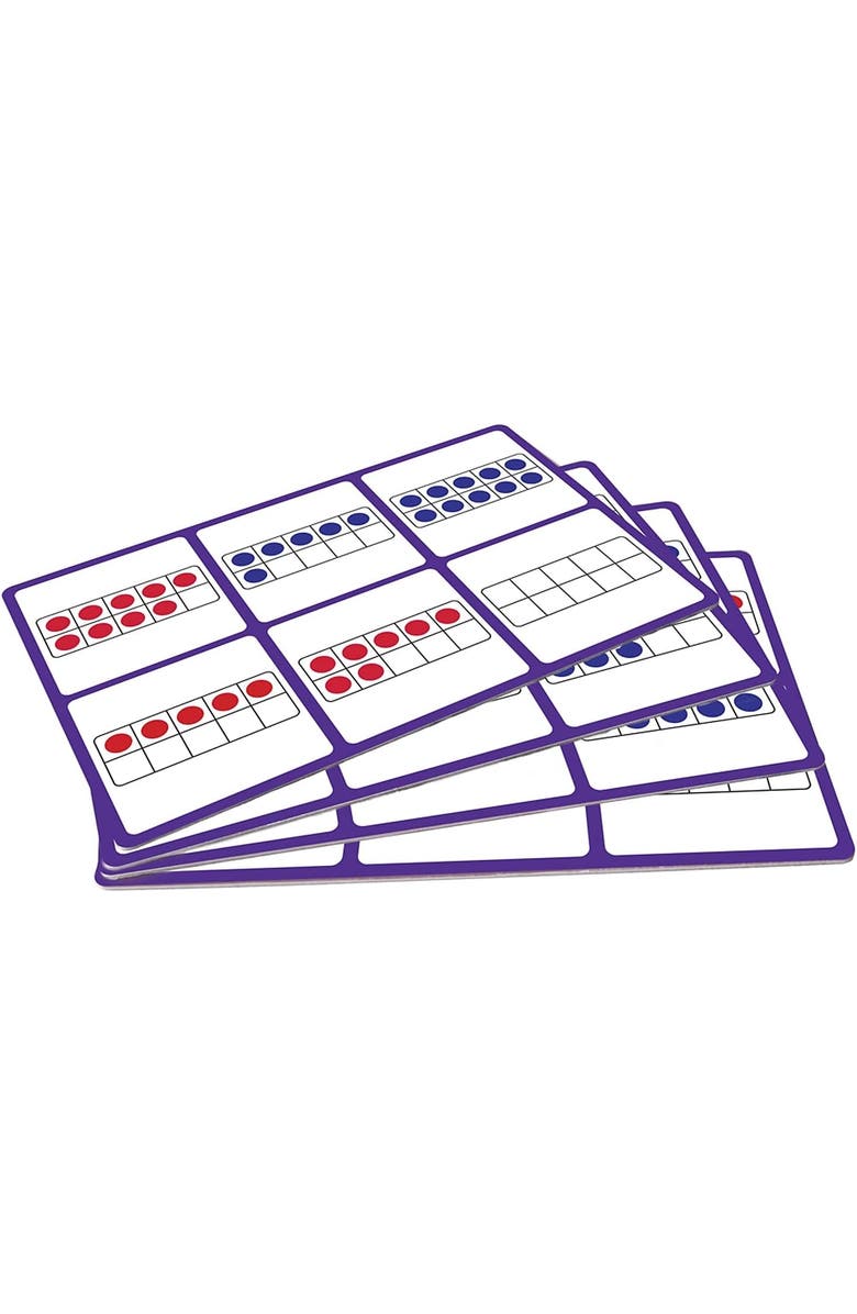 Junior Learning JL547 Ten Frame Bingo Medium, Alternate, color, Multicolored