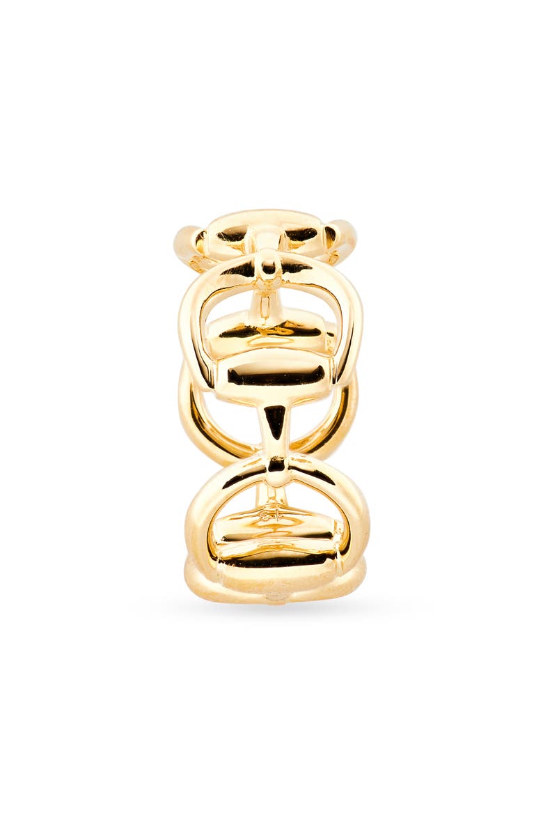 Horsebit Ring, Alternate, color, YELLOW GOLD