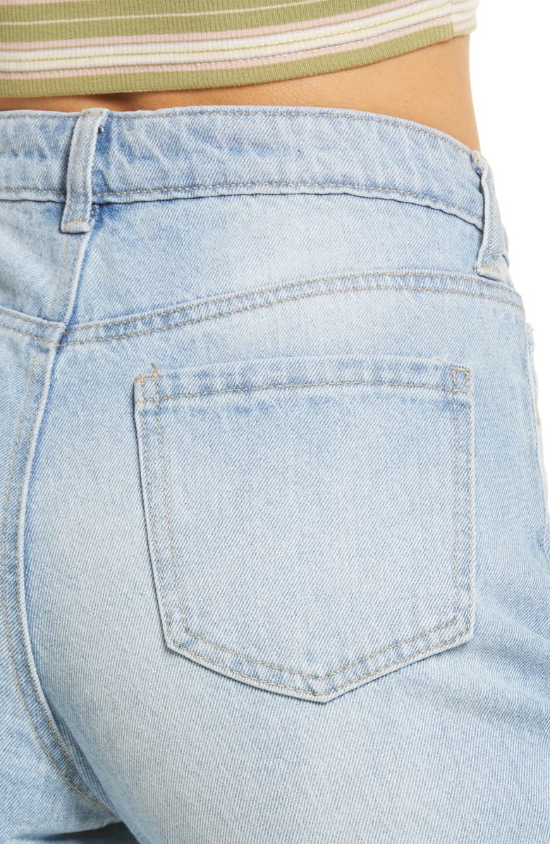 BP. High Waist Button Fly Mom Jeans, Alternate, color, 