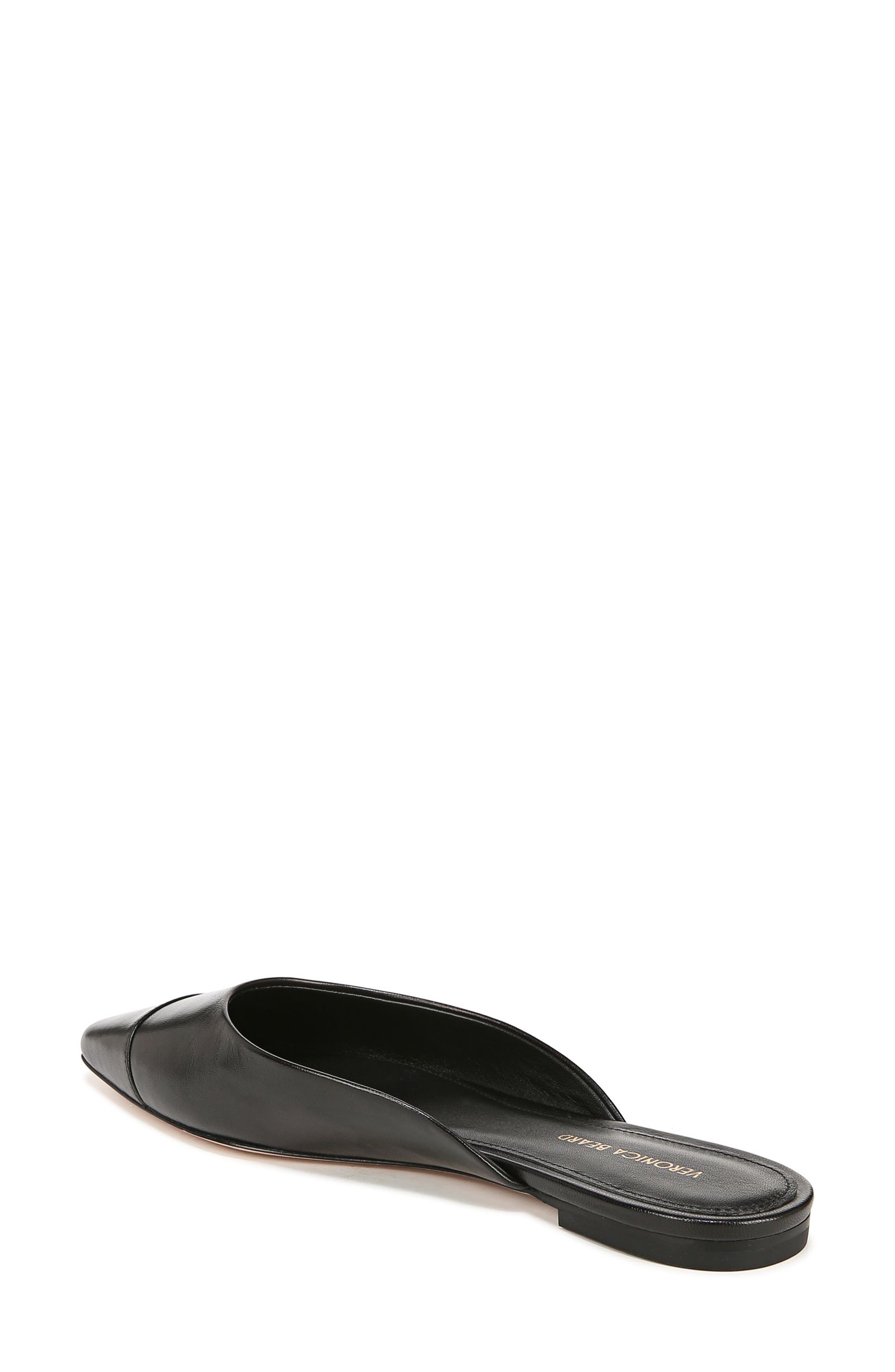 Veronica Beard Carlotta Flat, Alternate, color, Black/ Black
