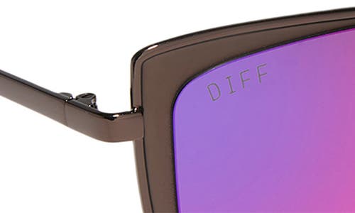 DIFF DIFF 58MM SQUARE SUNGLASSES