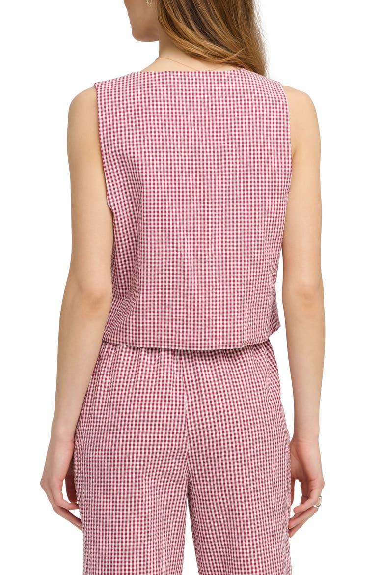The Invisible Strings Sleeveless Top, Alternate, color, RASPBERRY/ WHITE