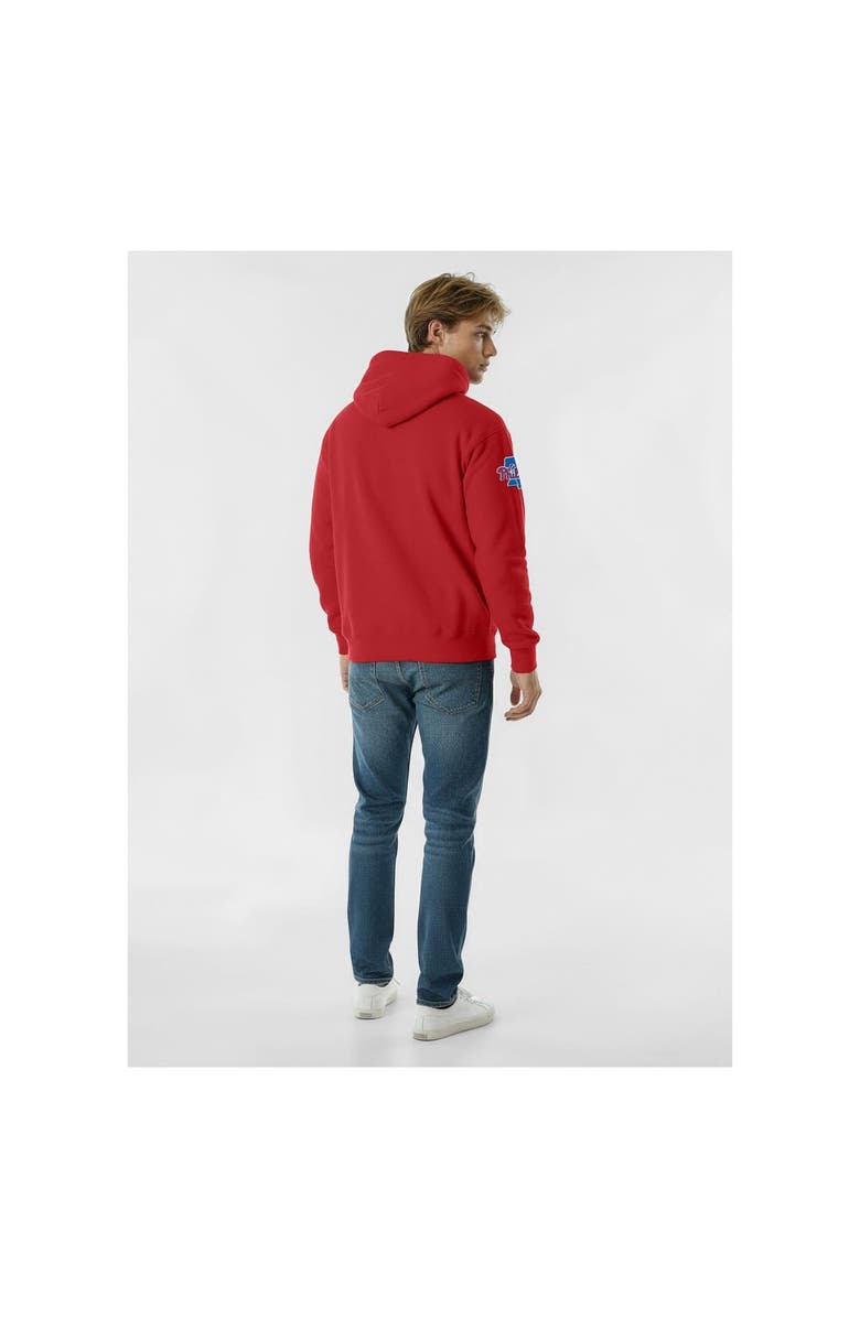 Champion Men's Champion Red Philadelphia Phillies Reverse Weave Chenille Hoodie, Alternate, color, Red
