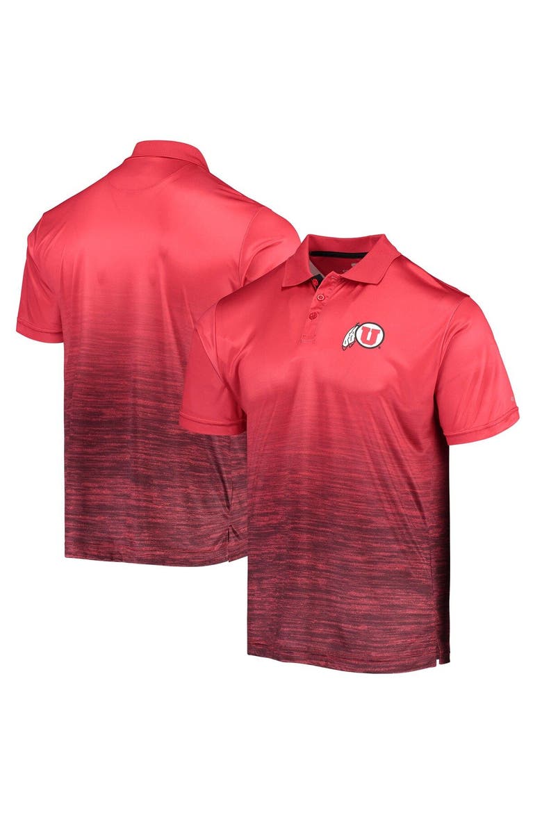 Men's Colosseum Red Utah Utes Marshall Polo, Main, color, Red