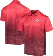 COLOSSEUM Men's Colosseum Red Utah Utes Marshall Polo