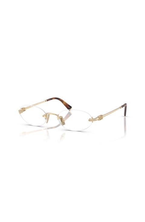 53mm Oval optical glasses