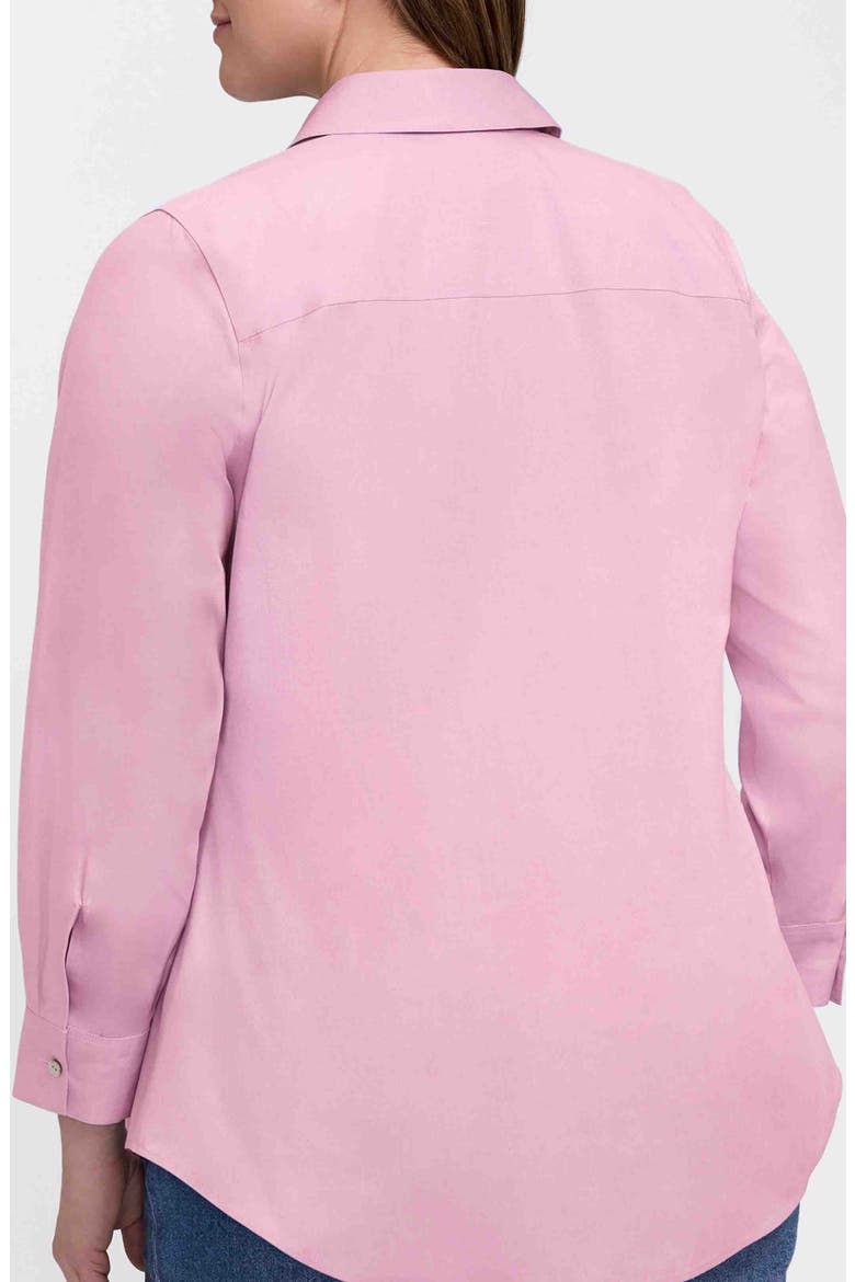 Cici Non-Iron Tunic Blouse, Alternate, color, CHAMBRAY PINK