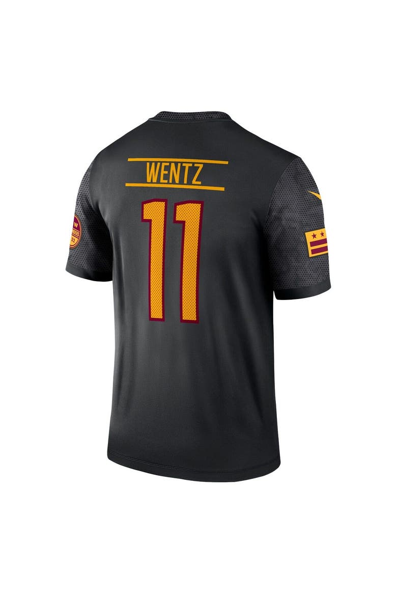 Men's Nike Carson Wentz Black Washington Commanders Alternate Legend Jersey, Alternate, color, Black