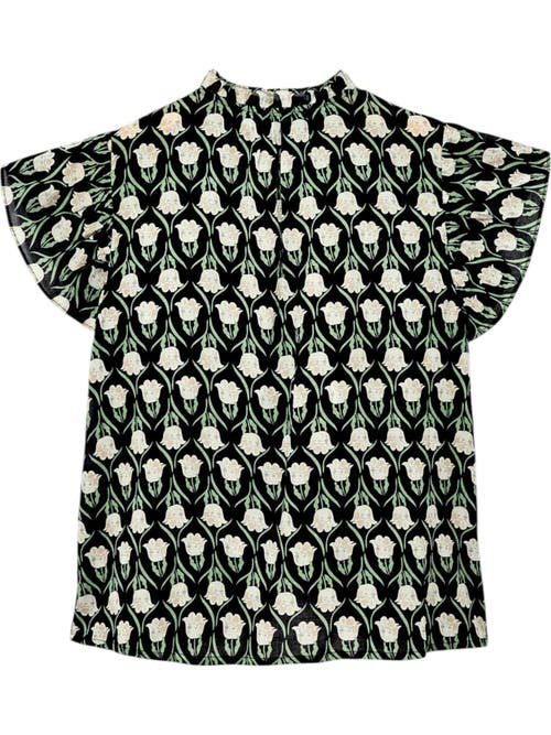 MINT VELVET MINT VELVET PRINT COTTON BLOUSE