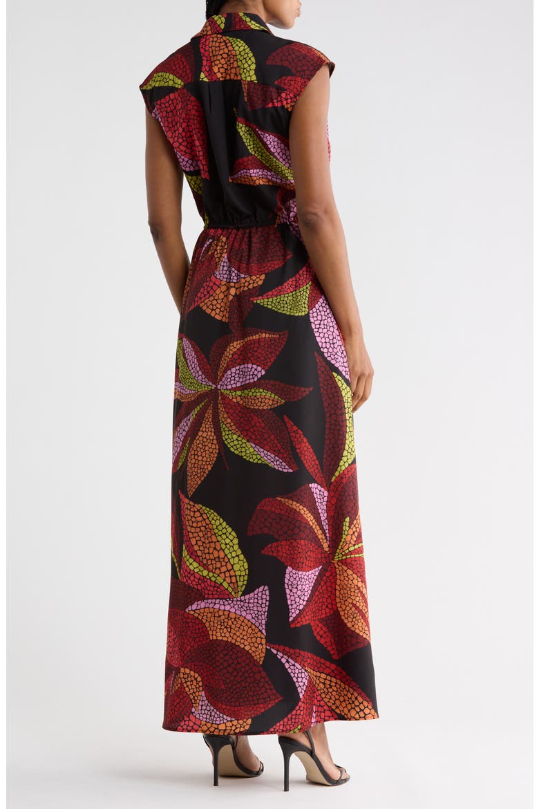 Layton Maxi Shirtdress, Alternate, color, BLACK MULTI