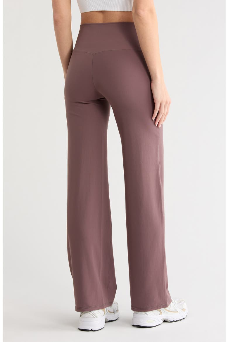 Serenity High Waist Straight Leg Pants, Alternate, color, GREY PLUM