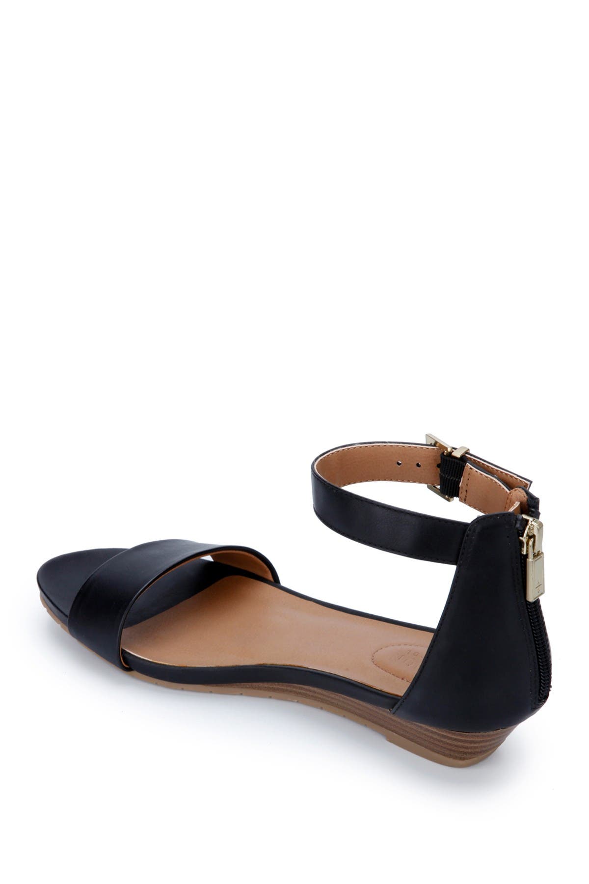 Reaction Kenneth Cole Great Viber Ankle Strap Sandal, Alternate, color, Black
