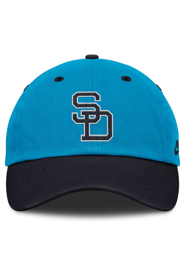 Men's Nike Blue/Navy San Diego Padres Neon 90s Club Adjustable Hat, Alternate, color, Blue