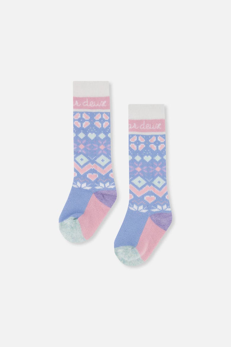 Cushioned Merino Wool Ski Socks, Main, color, Light Blue