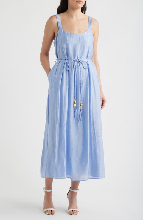 Claudia Tie Waist Midi Dress