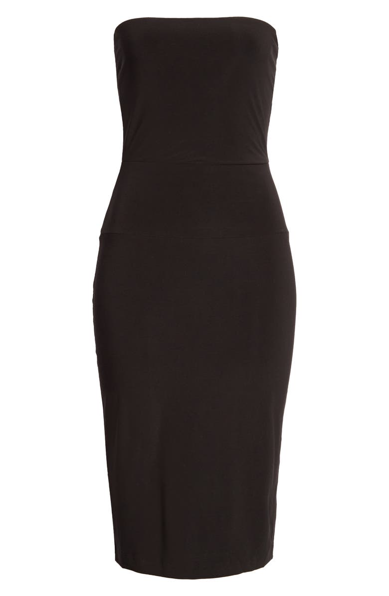 Norma Kamali Strapless Sheath Dress, Alternate, color,