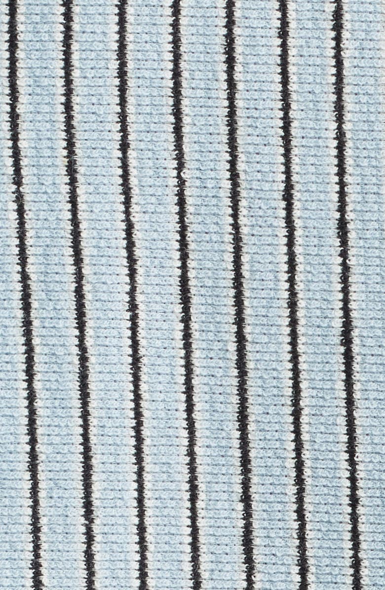 Madewell The Textured Knit Camp Shirt, Alternate, color, Feather Blue