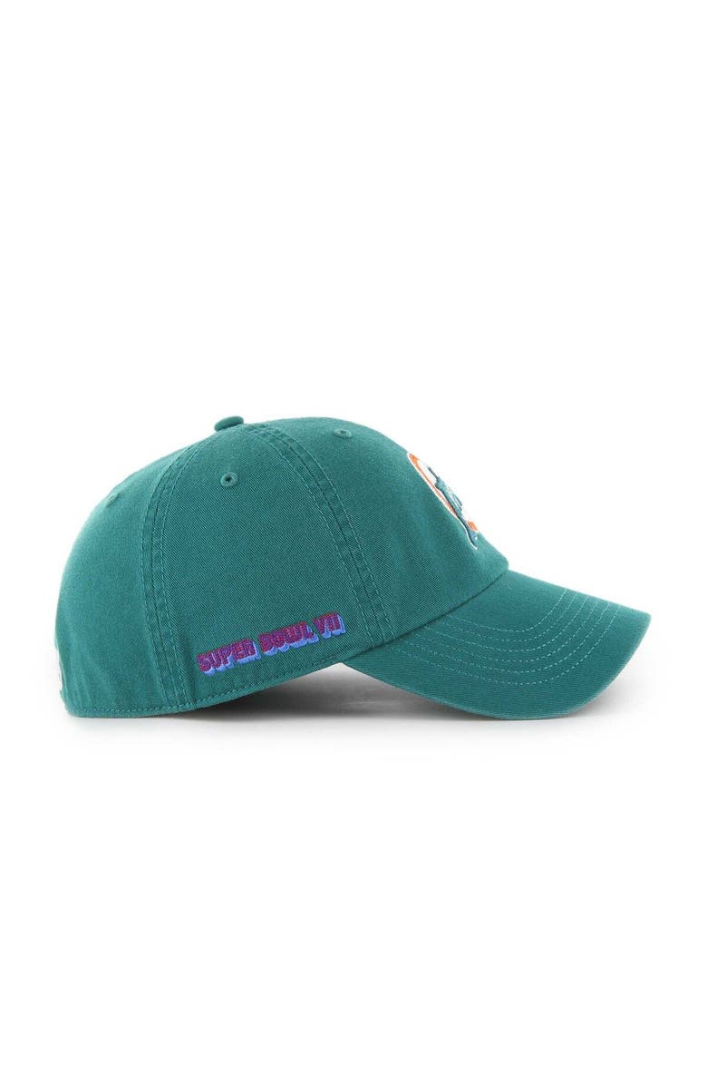 '47 Men's '47 Aqua Miami Dolphins Sure Shot Franchise Fitted Hat, Alternate, color, 