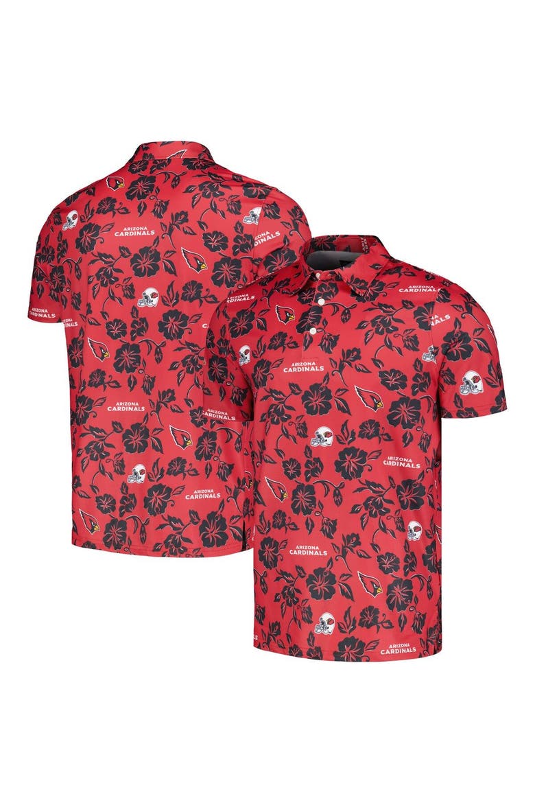 Men's Reyn Spooner Cardinal Arizona Cardinals Pua Performance Polo, Main, color, Cardinal