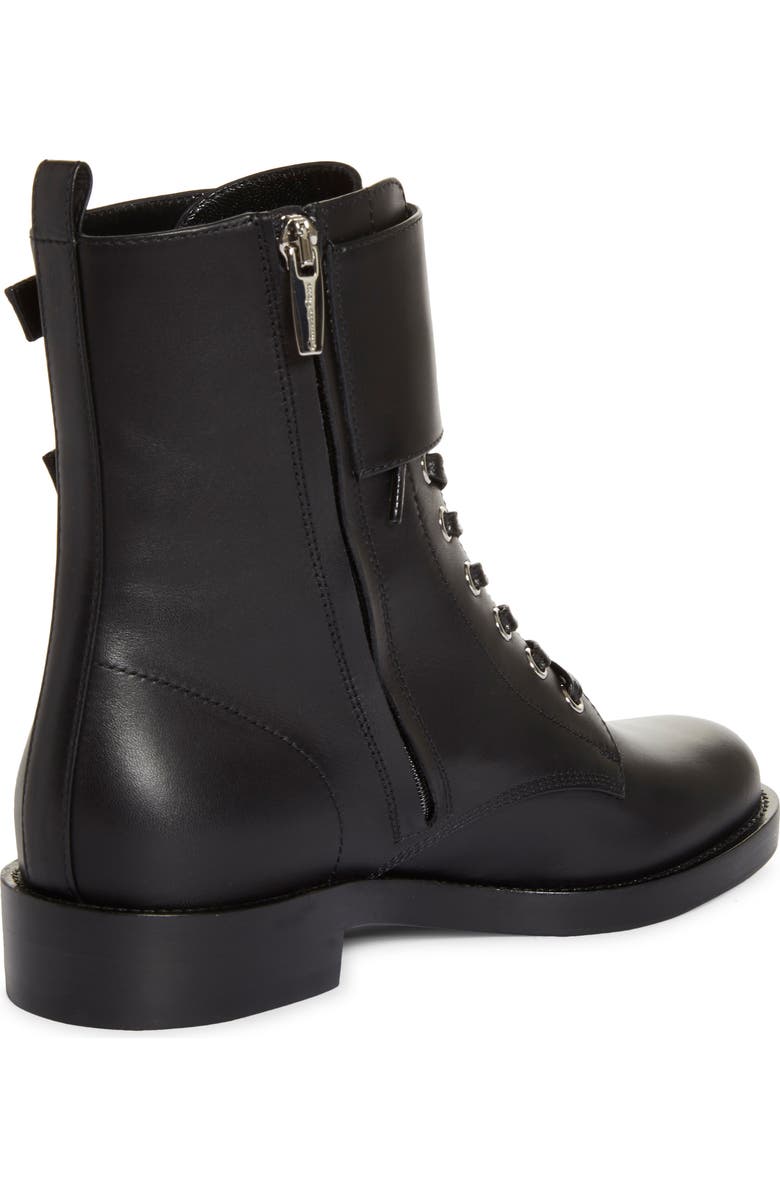 Gianvito Rossi Ankle Cuff Combat Boot, Alternate, color,