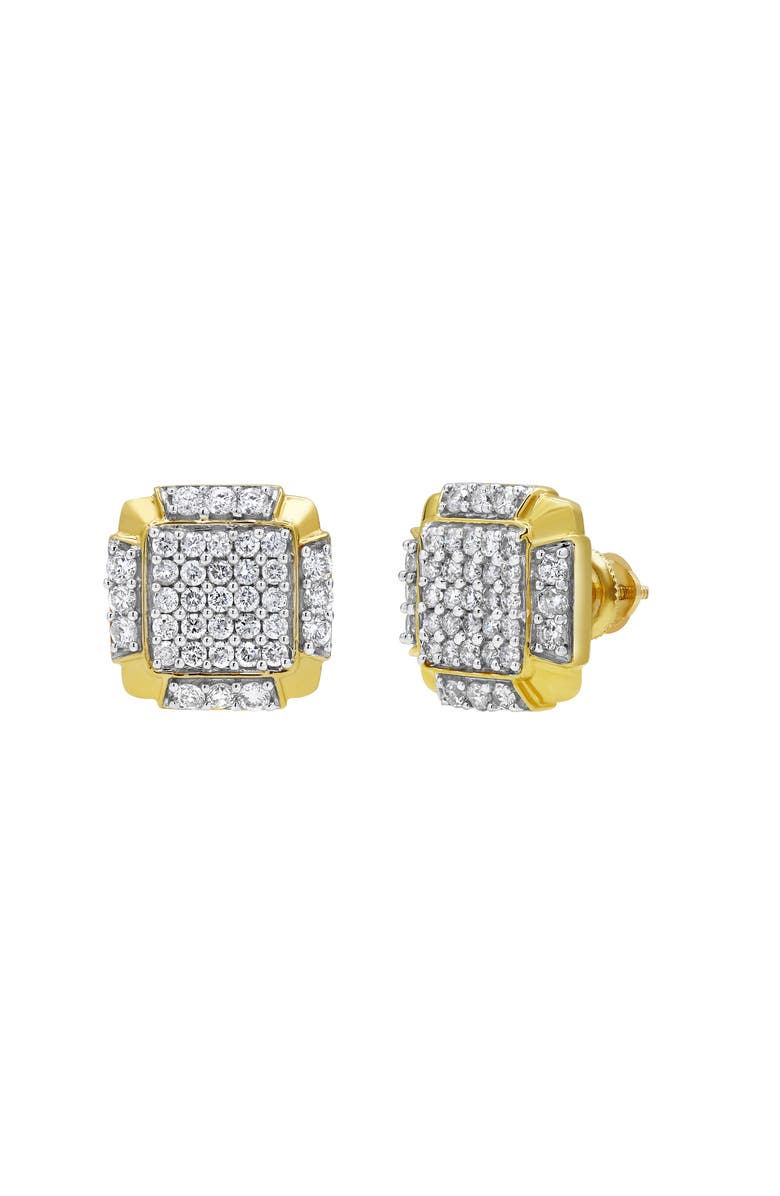 LuvMyJewelry MVP 14K Yellow Gold Diamond Stud Earrings - 1.02ct., Main, color, 14K Yellow Gold
