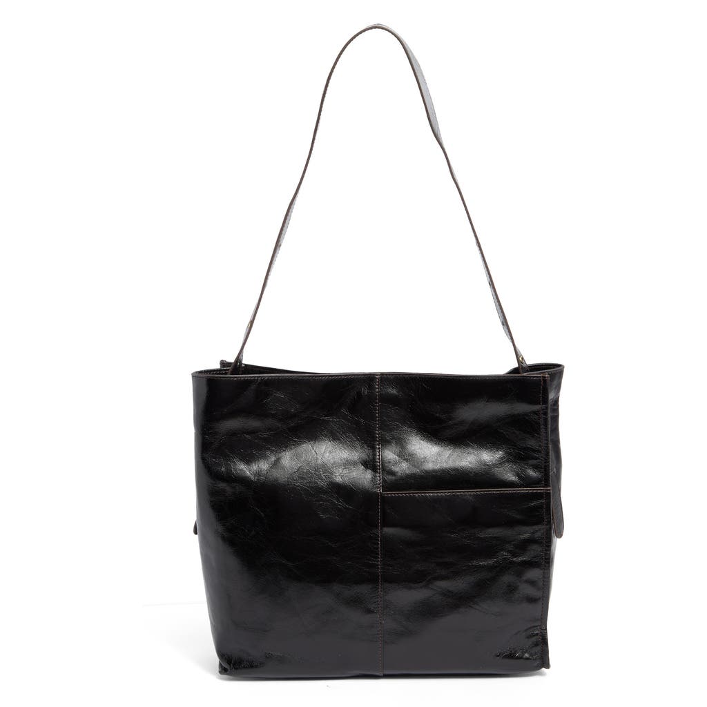 Hobo Park Leather Tote In Black