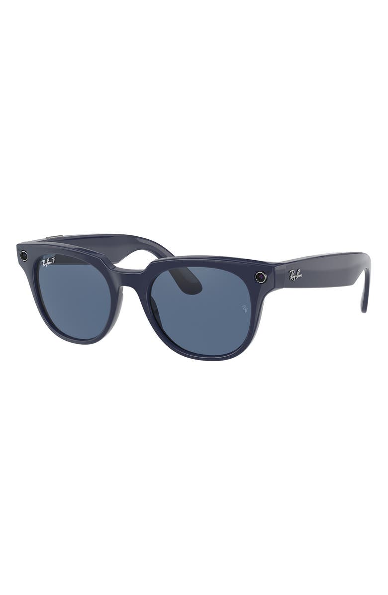 Ray-Ban Stories | Meteor 51mm Polarized Smart Glasses, Alternate, color, 