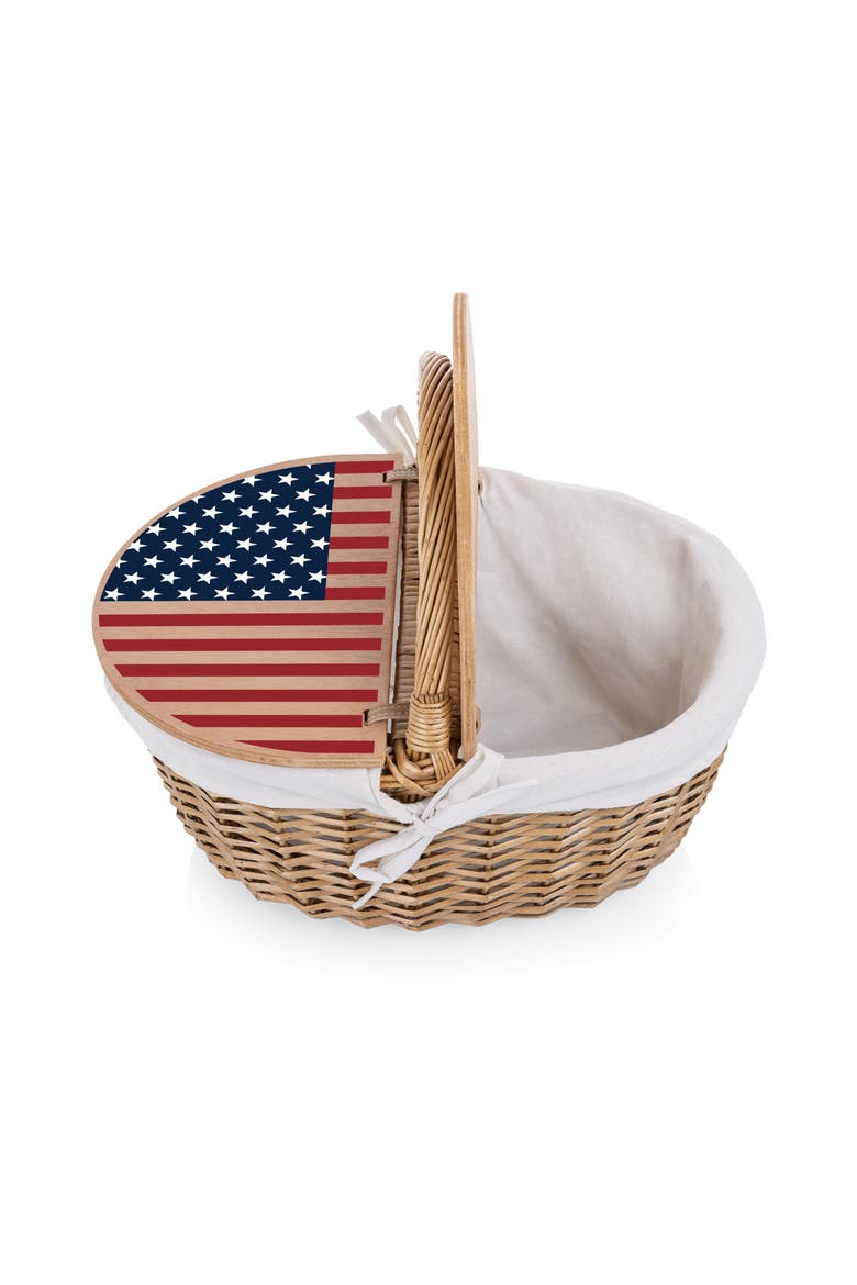 Americana Country Basket, Alternate, color, Americana