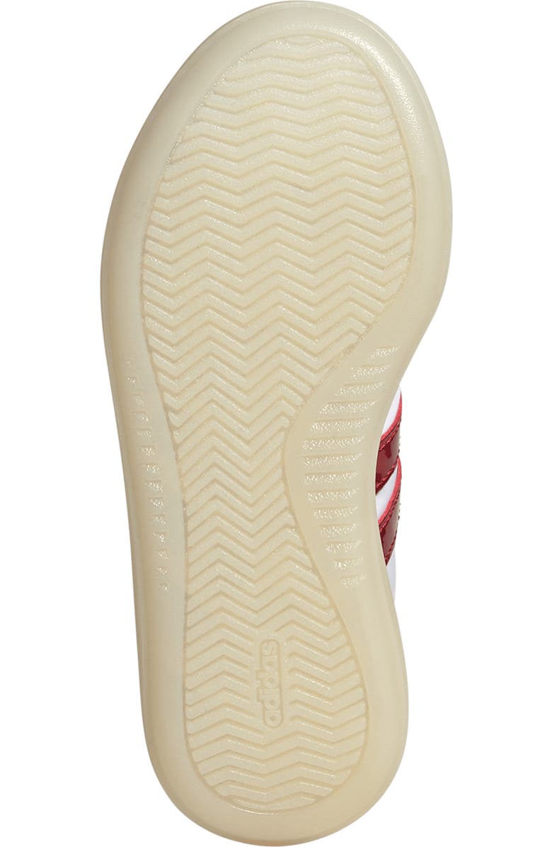 adidas Kids' Barreda Decode Low Top Sneaker, Alternate, color, White/ Pure Ruby/ Off White