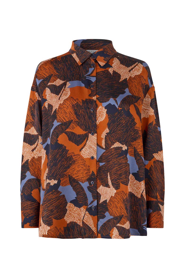 MaIfo Long Sleeve Collared Shirt, Alternate, color, Autumnal