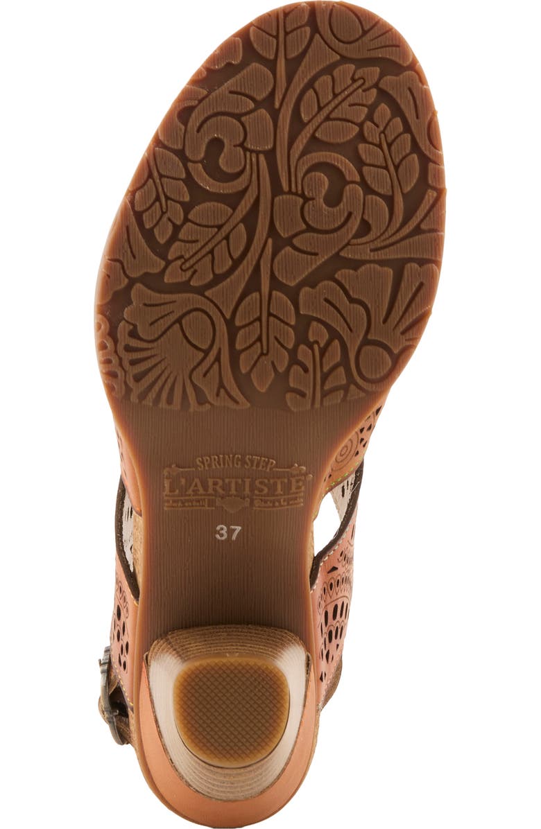 L'Artiste by Spring Step Perfdfection Cutout Sandal, Alternate, color, Camel