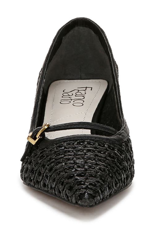 Franco Sarto Janessa Kitten Heel Pump In Black