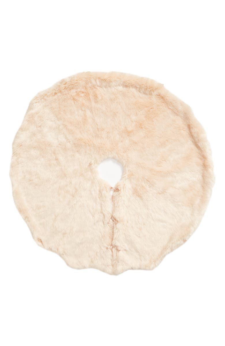 NORDSTROM AT HOME Cuddle Up Faux Fur Tree Skirt, Main, color, 