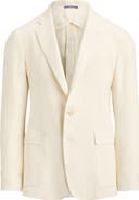 Ralph Lauren Purple Label Hadley Windowpane Linen Jacquard Sport Coat