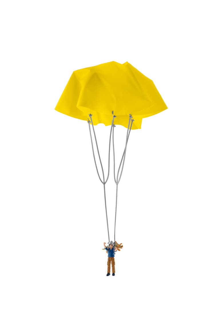 Dinosaurs Parachute Rescue, Figurine Playset, Multicolor, Kids 4+, Alternate, color, Multicolored