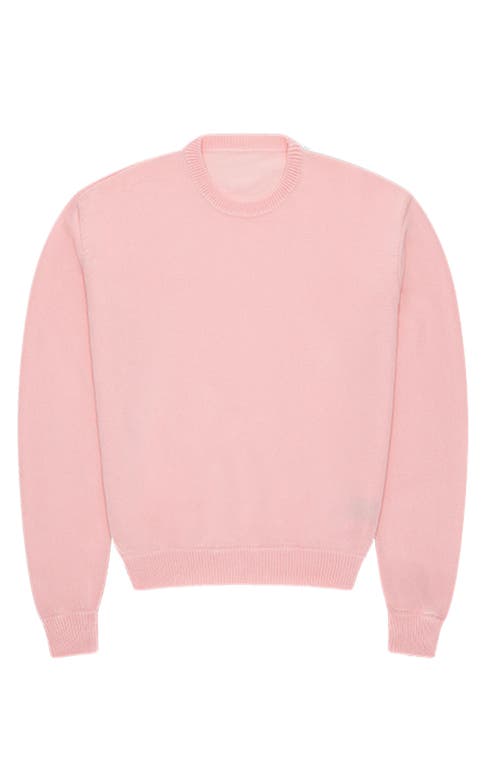Fortela Rover Cotton Crewneck Sweater In Pink