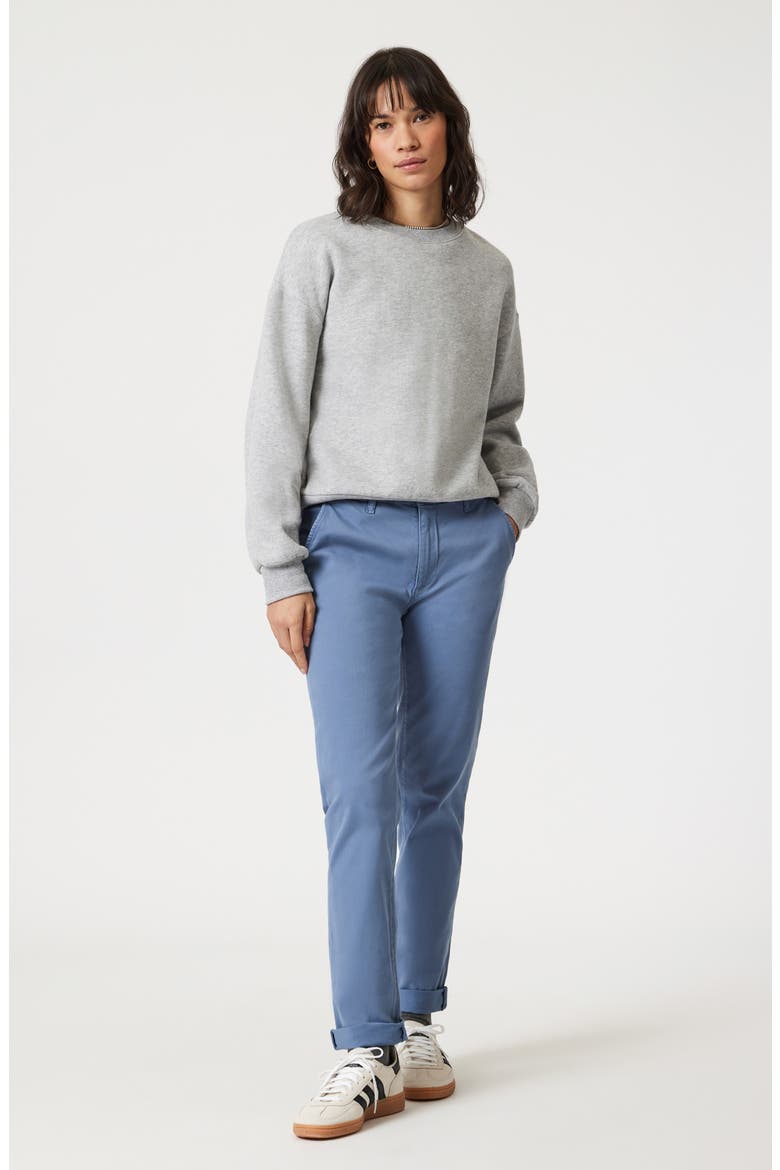 Kathleen Mid Rise Slim Stretch Twill Chino Pants, Alternate, color, RIVIERA CASUAL TWILL