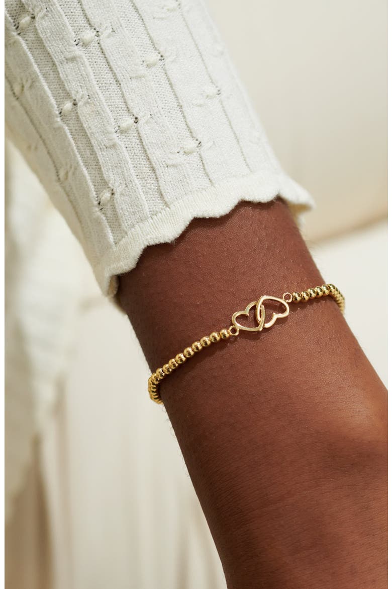 Gold A Little 'Beautiful Friend' Bracelet, Alternate, color, Metallic Gold