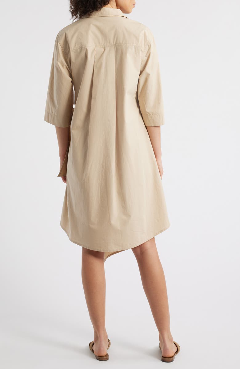 Masai Copenhagen Nanelle Wrap Asymmetric Poplin Dress, Alternate, color, 
