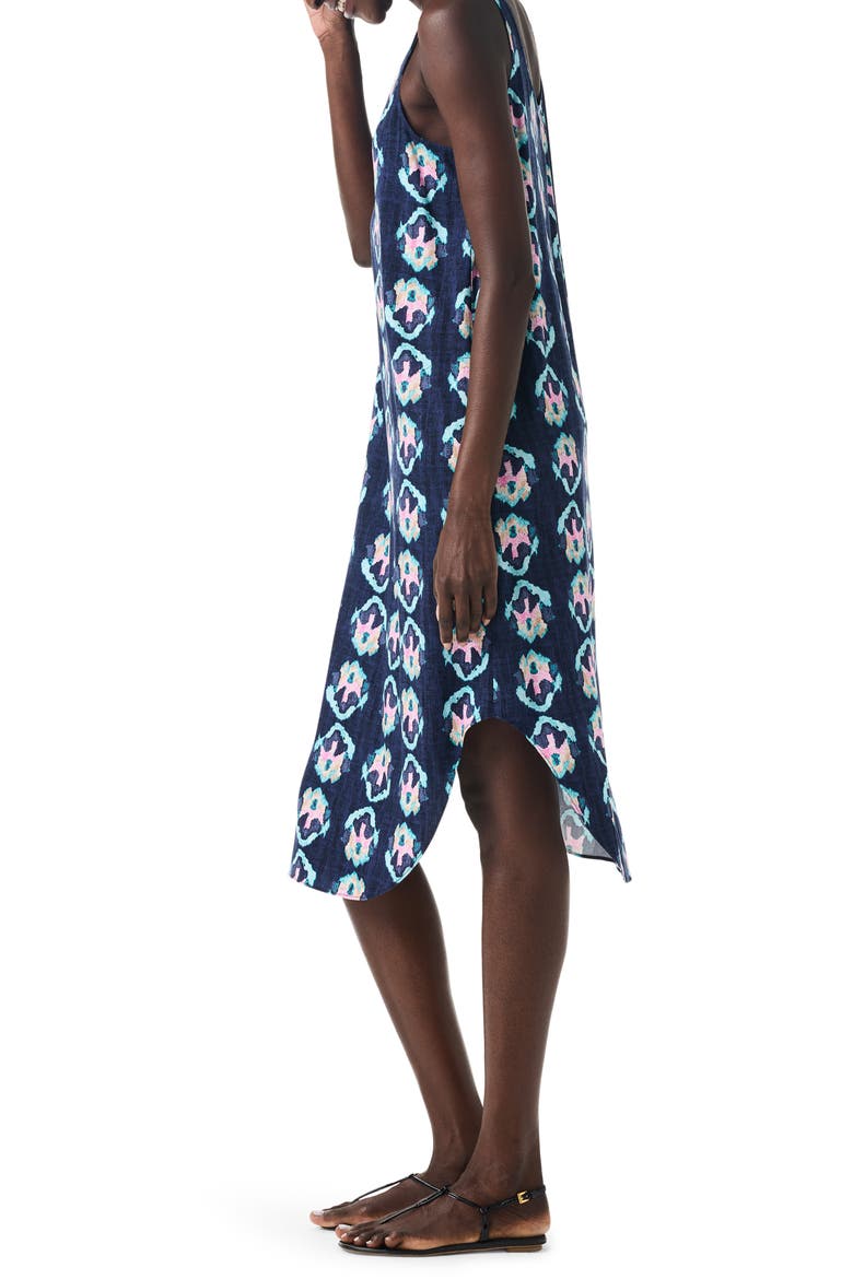 Ocean Batik Live In Midi Tank Dress, Alternate, color, INDIGO MULTI
