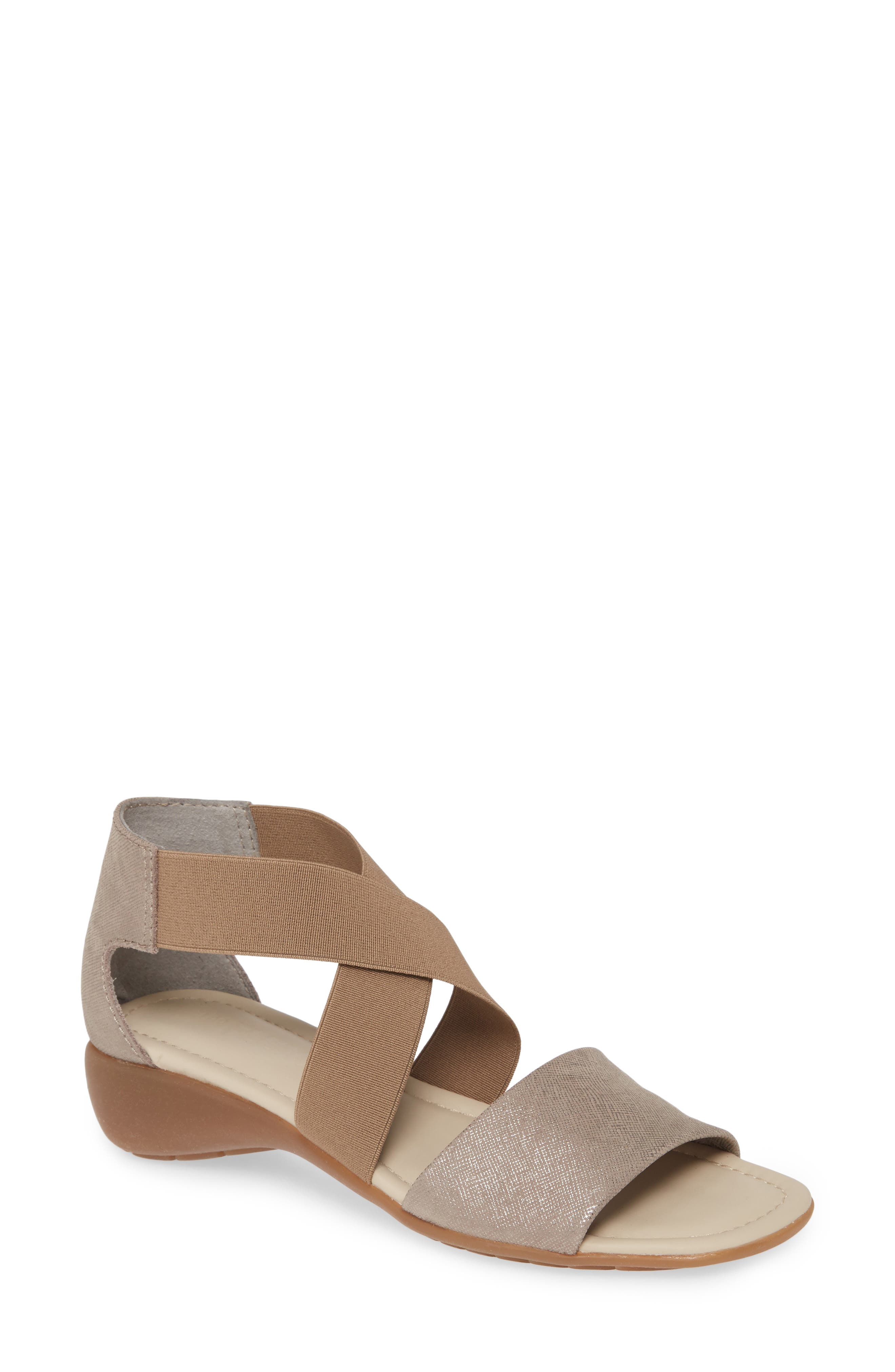 Sunglass Too Sandal, Main, color, CANNA DI FUCILE SAFFIO LEATHER