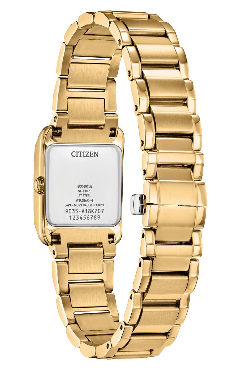 Citizen Bianca Bracelet Watch, 21.5mm, Alternate, color, Gold-Tone